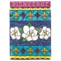 Magnolia Gardens Bienvenue Magnolia Stainglass Flag Garden Flag M011595